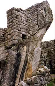Stone work at Machu Picchu